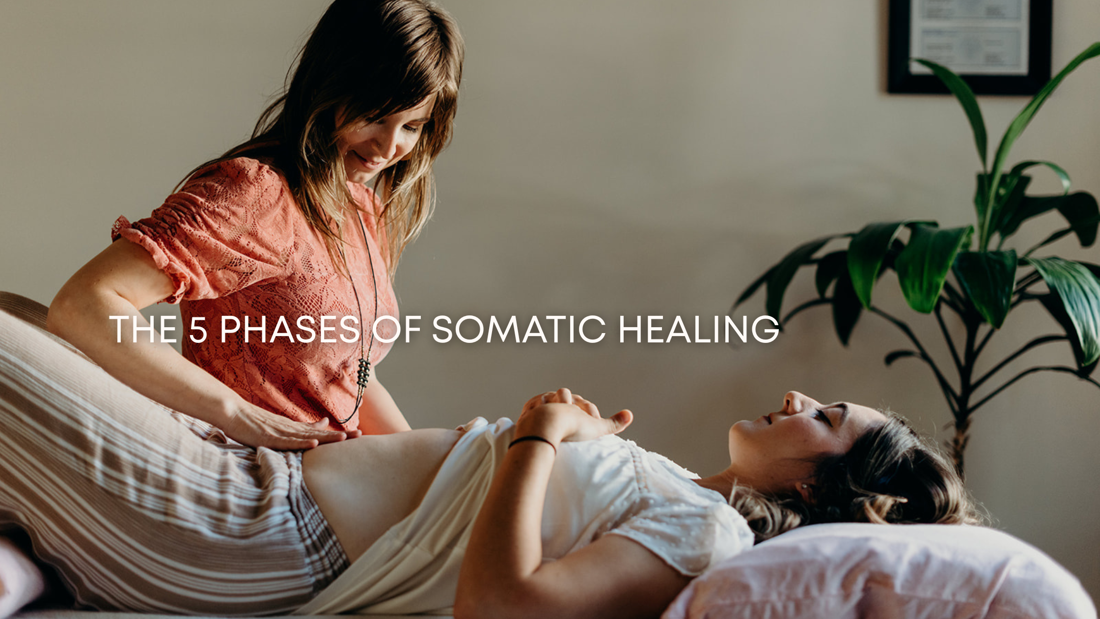 Woman receiving somatic acupuncture treatment at The Embodied Wellness Studio in Tigard Oregon for nervous system healing and stress release